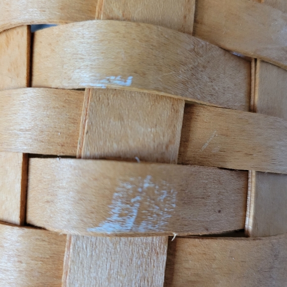 1996 Longaberger Utensil ~ Spoon Basket with Wood  Insert ~ Cottage! ~ - Picture 12 of 16